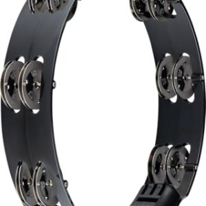 Meinl Percussion Headliner Tour Tambourine 2 rzędowy tamburyn średnica 10 cali tworzywo sztuczne ABS/stal, czarny/srebrny (HTT10BK) Meinl Percussion Headliner Tour Tambourine 2 rzędowy tamburyn średnica 10 cali tworzywo sztuczne ABS/stal, czarny/srebrny (HTT10BK)
