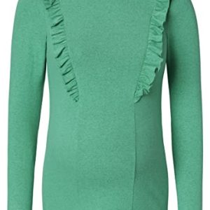 Noppies Maternity Tee Pierson Nursing Long Sleeve t shirt damski, deep sea P986, XS Noppies Maternity Tee Pierson Nursing Long Sleeve t shirt damski, deep sea P986, XS
