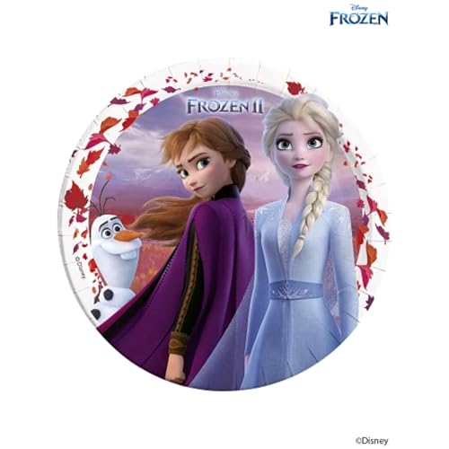 Talerzyki Pap. Frozen 2, Next Generation, 23 Cm, 8 Szt. (Plastic Free) - obrazek 1