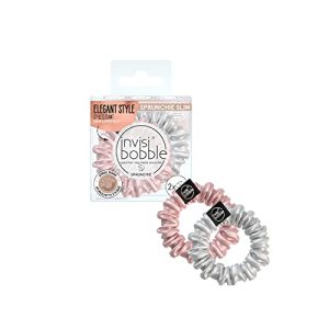 Invisibobble Sprunchie SLIM 2 PACK Akcesoria do stylizacji włosów, Damski, Rozmiar: One Size, Bella chrome Invisibobble Sprunchie SLIM 2 PACK Akcesoria do stylizacji włosów, Damski, Rozmiar: One Size, Bella chrome