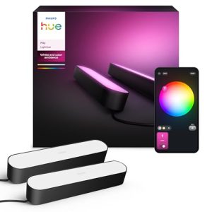 Philips Hue Play White and Colour Ambiance – Czarna – Zestaw 2 szt.