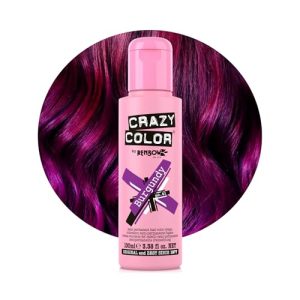 Crazy Color, Półtrwała farba do włosów 61 Burgundy, 100 ml Crazy Color, Półtrwała farba do włosów 61 Burgundy, 100 ml