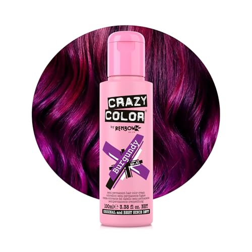 Crazy Color, Półtrwała farba do włosów 61 Burgundy, 100 ml - obrazek 1