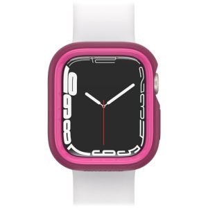 OtterBox Watch Bumper do Apple Series 9/8/7 41mm, odporne na wstrząsy, upadki, smukłe etui ochronne zegarek Watch, chroni wyświetlacz i krawędzie, Różowe OtterBox Watch Bumper do Apple Series 9/8/7 41mm, odporne na wstrząsy, upadki, smukłe etui ochronne zegarek Watch, chroni wyświetlacz i krawędzie, Różowe