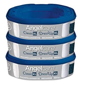 Angelcare 400301 Wkłady do Pojemników na Pieluchy, 3 Sztuki