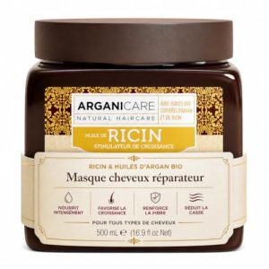 Arganicare Masque renforçateur à l’huile de ricin Bio. 500ml