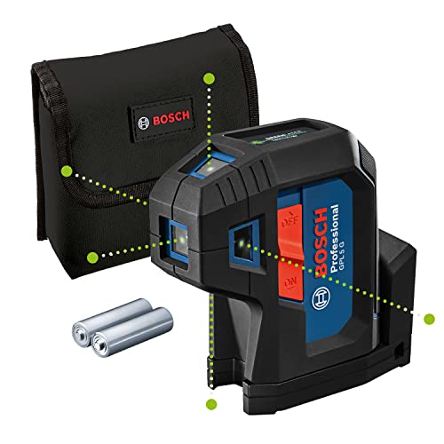 Bosch GPL 5 G Professional - Laser z zieloną wiązką - Do 30 m - Pokrowiec - obrazek 1