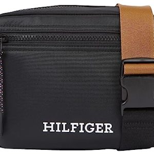 Tommy Hilfiger Męska torba reporterska, czarna, Czarny, rozmiar uniwersalny Tommy Hilfiger Męska torba reporterska, czarna, Czarny, rozmiar uniwersalny