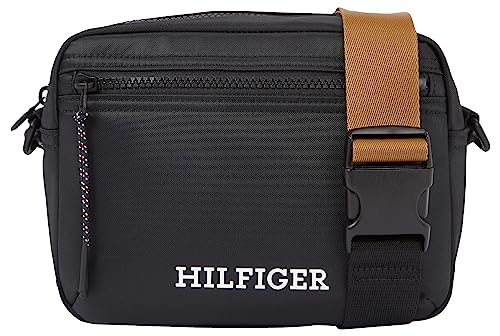 Tommy Hilfiger Męska torba reporterska, czarna, Czarny, rozmiar uniwersalny Tommy Hilfiger Męska torba reporterska, czarna, Czarny, rozmiar uniwersalny