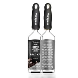 Microplane Gourmet Grater Medium Ribbon Black