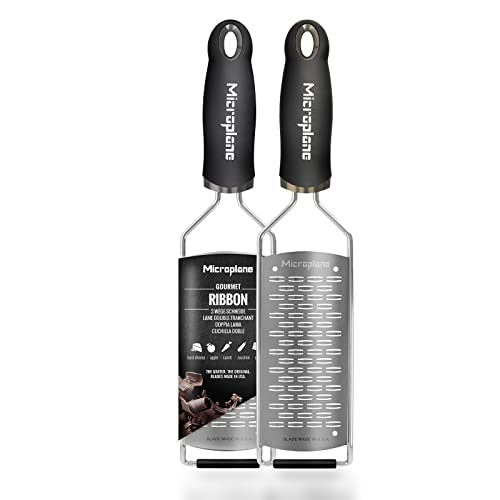 Microplane Gourmet Grater Medium Ribbon Black - obrazek 1