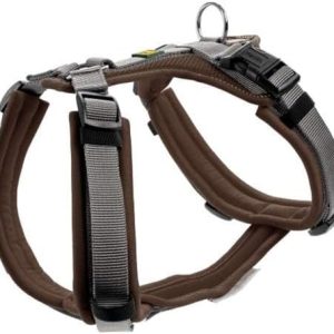 HUNTER MALDON uprząż dla psa, kolor: braun/grau, miękka wyściełana i wygodna, silnie odblaskowa dzięki 3M Scotchlite, 4 stopniowa regulacja, rozmiar: XS HUNTER MALDON uprząż dla psa, kolor: braun/grau, miękka wyściełana i wygodna, silnie odblaskowa dzięki 3M Scotchlite, 4 stopniowa regulacja, rozmiar: XS