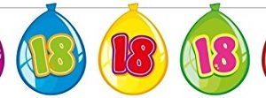 Baner, 18. urodziny baloniki, żółto zielony, 10 m Baner, 18. urodziny baloniki, żółto zielony, 10 m