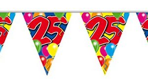 Folat Balony na 25 urodziny 10 m Folat Balony na 25 urodziny 10 m