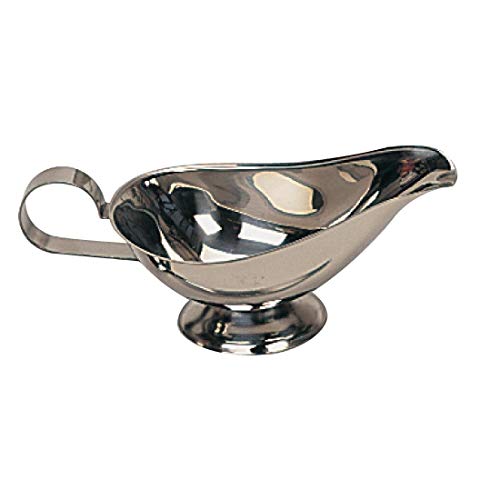 Sosowa łódź 275 ml 185 x 98 65 mm sos ze stali nierdzewnej catering restauracja