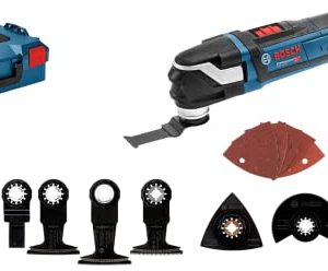 Bosch Professional: narzędzie wielofunkcyjne Multi Cutter GOP 40 30 (400 W, 10 brzeszczotów BIM, 1 płyta szlifierska, 5 papierów ściernych, walizka L BOXX) Bosch Professional: narzędzie wielofunkcyjne Multi Cutter GOP 40 30 (400 W, 10 brzeszczotów BIM, 1 płyta szlifierska, 5 papierów ściernych, walizka L BOXX)