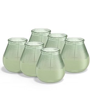 Bolsius Świeca zewnętrzna, oświetlenie tarasowe, Citronella, zielona, opakowanie 6 sztuk, długi czas palenia 40 godzin, świeca dekoracja naturalne ekstrakty, wegański wosk, bez Bolsius Świeca zewnętrzna, oświetlenie tarasowe, Citronella, zielona, opakowanie 6 sztuk, długi czas palenia 40 godzin, świeca dekoracja naturalne ekstrakty, wegański wosk, bez