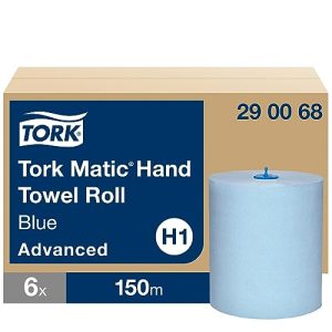TORK Matic Ręcznik Papierowy w Rolce niebieski 150m 290068 TORK Matic Ręcznik Papierowy w Rolce niebieski 150m 290068