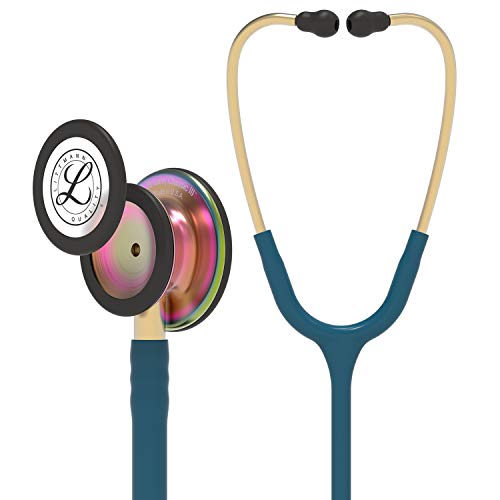 3M Littmann Classic III RAINBOW EDITION, 5807, tęczowa lira i głowica, przewód błękit karaibski