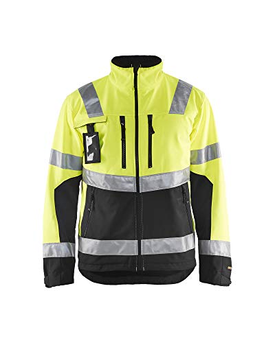 Blakläder 4900251733994XL Wysokie śruby Softshell Kurtka klasy 2 Rozmiar 4XL Żółty/Czarny - obrazek 1