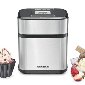 Rommelsbacher IM 12 4 w 1 Maszyna do lodów – 1,5 l – Stal nierdzewna – Czarny Rommelsbacher IM 12 4 w 1 Maszyna do lodów – 1,5 l – Stal nierdzewna – Czarny