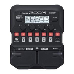 ZOOM G1 FOUR wielofunkcyjny efekt gitarowy z looperem, komputerem perkusyjnym i symulacją wzmacniacza idealny na scenę do studia ZOOM G1 FOUR wielofunkcyjny efekt gitarowy z looperem, komputerem perkusyjnym i symulacją wzmacniacza idealny na scenę do studia