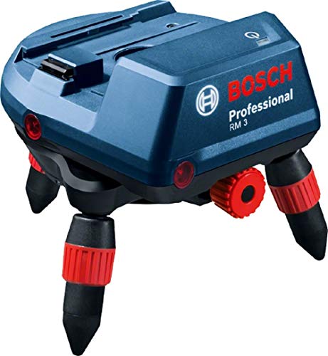 Bosch Professional RM 3 uchwyt silnikowy (z Bluetooth dla GCL 2 50 C/CG wraz z bateriami (RM + RC baterie BM klips adapter) - obrazek 1