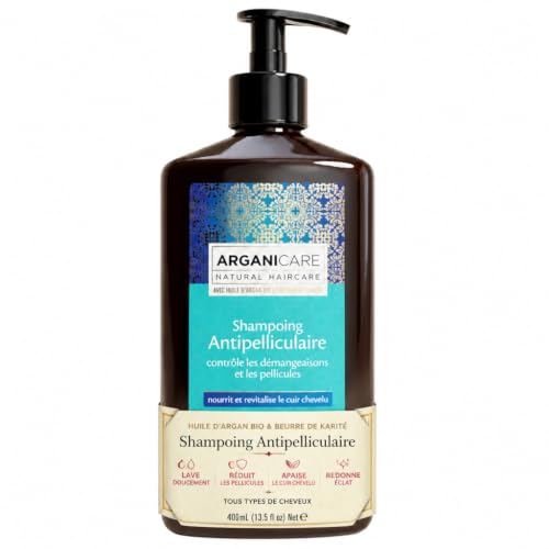 ArganiCARE Szampon przeciwłupieżowy Natural Haircare 400 ml, cena/100 ml: 3,99 EUR - obrazek 1