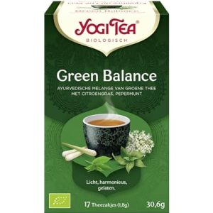Yogi Tea Równowaga zielonej herbaty organicznej 17 saszetek Yogi Tea Równowaga zielonej herbaty organicznej 17 saszetek