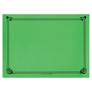 Maty stołowe 48 Gsm 31 x 43 cm preria zielona celuloza 500 jednostek Maty stołowe 48 Gsm 31 x 43 cm preria zielona celuloza 500 jednostek