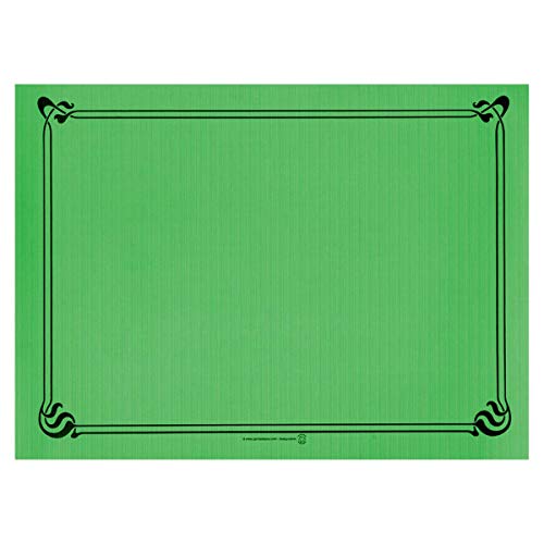 Maty stołowe 48 Gsm 31 x 43 cm preria zielona celuloza 500 jednostek - obrazek 1