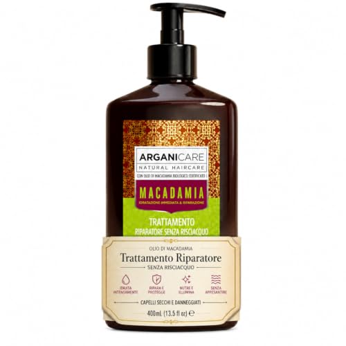 ArganiCARE Odżywka bez spłukiwania Macadamia For Dry & Damaged Hair 400 ml, cena/100 ml: 4,99 EUR ArganiCARE Odżywka bez spłukiwania Macadamia For Dry & Damaged Hair 400 ml, cena/100 ml: 4,99 EUR