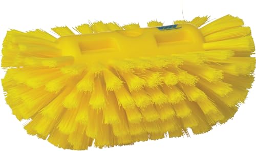 Vikan Hygiene 7039 6 Szczotka czołgowa, żółty, medium, 130x205mm /10 Vikan Hygiene 7039 6 Szczotka czołgowa, żółty, medium, 130x205mm /10