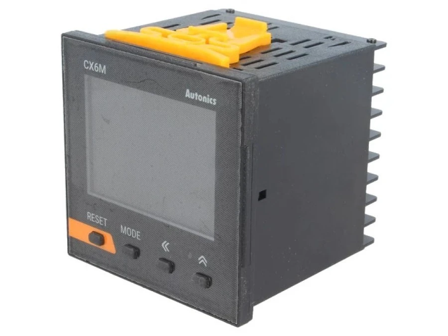 Licznik elektroniczny z wyświetlaczem LCD, czas/impulsy, OUT:SPST, IN:NPN,PNP CX6M‑2P2 - obrazek 1