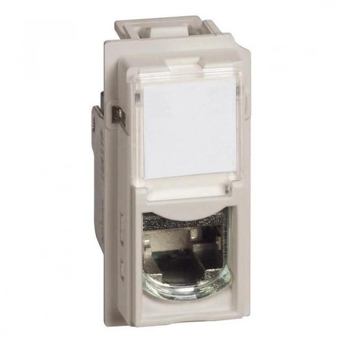 LIVING NOW gniazdo RJ45 STP kat.6 1mod. piaskowy beż KM4279C6S - obrazek 1
