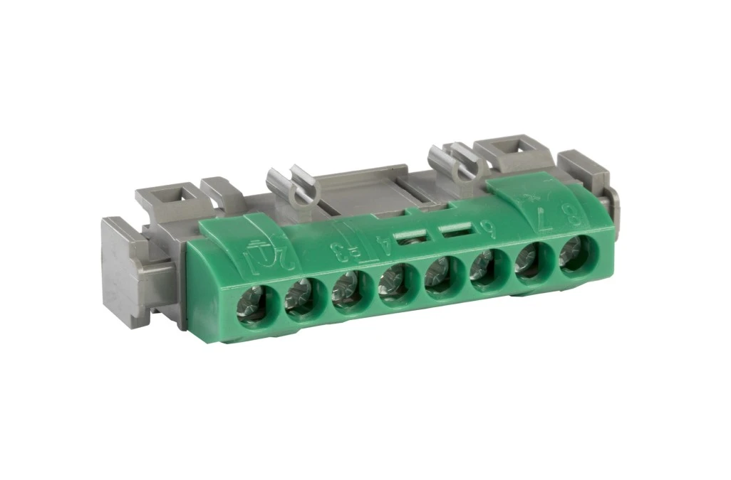 Listwa przyłączeniowa 8‑otworów zielona IP2xZ‑8 004832 - obrazek 1