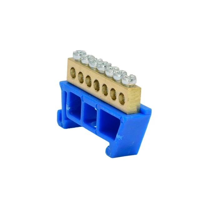 Listwa zaciskowa 11x10mm2 niebieska TH 35‑5B/N 48.557