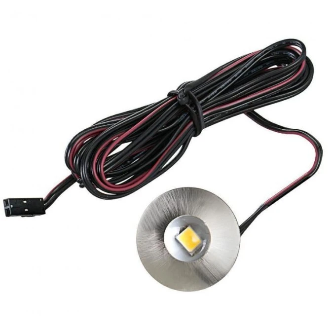 LedPoint Oprawa meblowa led okrągla 0,7W zimna biała wpuszczana podszafkowa - obrazek 1
