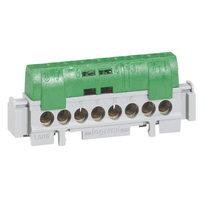 Listwa przyłączeniowa 8‑otworów zielona IP2xZ‑8 004832 - obrazek 3