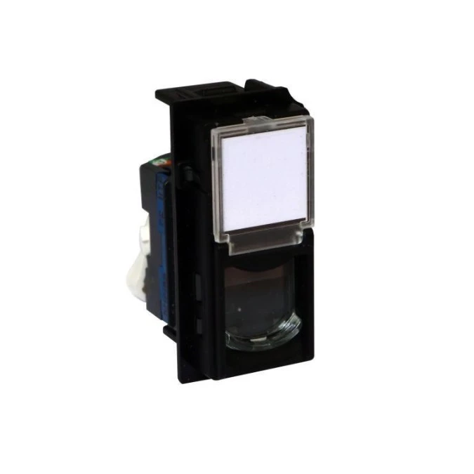 LIVING NOW gniazdo RJ45 UTP‑k.6 czarny 1m KG4279C6 - obrazek 1