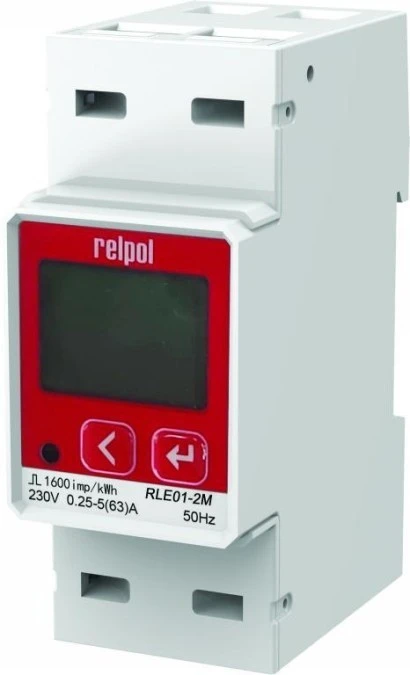 Licznik energii elektrycznej 1‑fazowy MID, komunikacja MODBUS RLE01‑2M 2617212 - obrazek 1