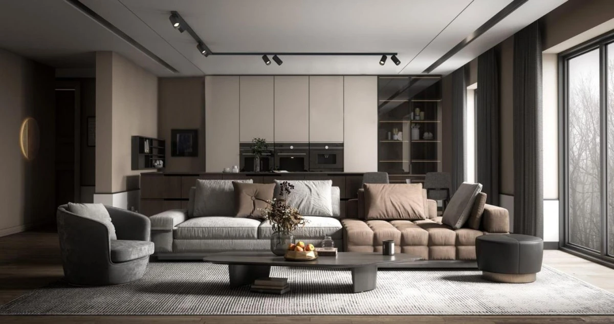 Listwa sufitowa 90 2x200cm MONO CORNER VIII 2x200 BLACK 7723 Nowodvorski Lighting - obrazek 3