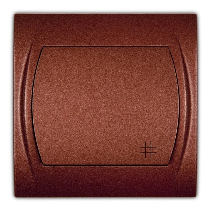 LOGO Łącznik krzyżowy podświetlany brązowy metalik 9LWP‑6L - obrazek 1