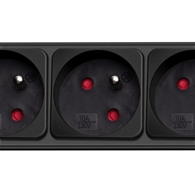 Listwa przeciwprzepięciowa Akyga AK‑SP‑05U 5 gniazd CEE 7/5 (Typ E) 2x USB‑A 1.8 m - obrazek 2