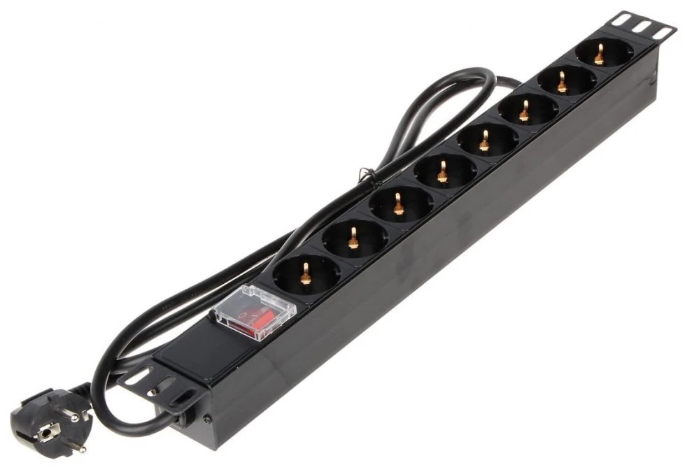 Listwa zasilająca RACK 19cali PD‑8/RACK‑N - obrazek 1