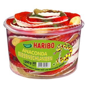 Haribo, żelki owocowe węże Anaconda, 30 sztuk Haribo, żelki owocowe węże Anaconda, 30 sztuk