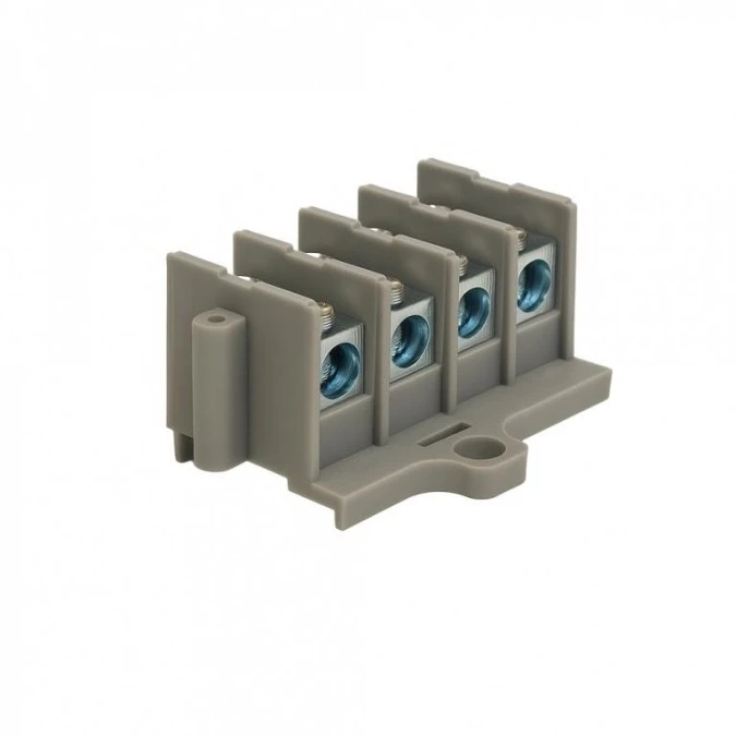 Listwa Zaciskowa 35mm ZGX 4x35 szara GEP‑00130 - obrazek 1