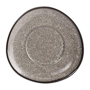 Olympia Mineral DF182 spodek do cappuccino, trójkątny, 150 mm, szary Olympia Mineral DF182 spodek do cappuccino, trójkątny, 150 mm, szary