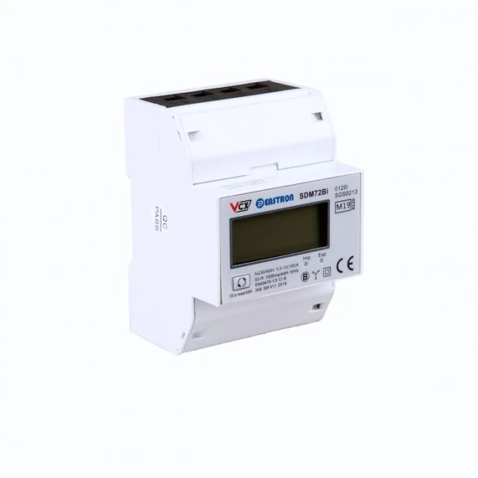 Licznik energii elektrycznej (MID) 3‑Fazowy 230V,100A, Pomiar dwukierunkowy VCX - obrazek 1