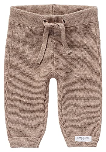 Noppies Spodnie dziecięce typu U Pants Knit Reg Lux, uniseks, Taupe Melange P757, 68 - obrazek 1